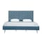 Manhattan Comfort Crosby King-Size Bed in Blue BD009-KG-BL - alternate 2
